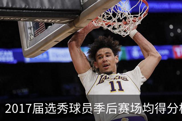 2017届选秀球员季后赛场均得分榜：米切尔第1 塔图姆第2 狄龙第5